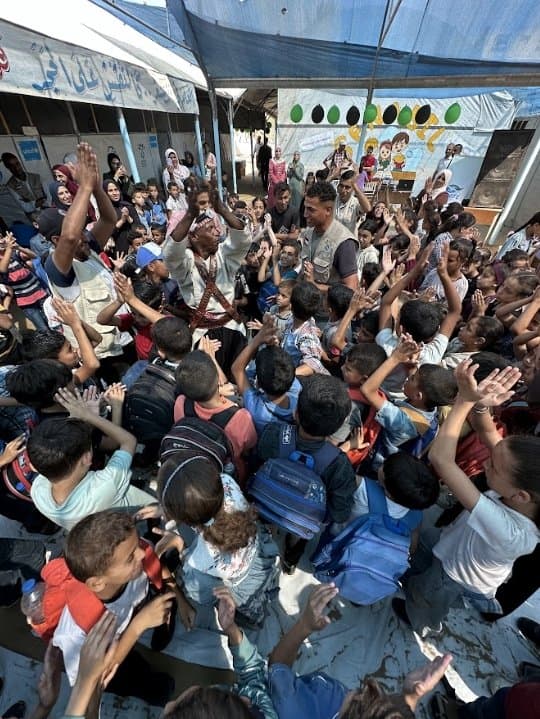 مدارس السنابل تفتتح العام الدراسي الجديد في قطاع غزة