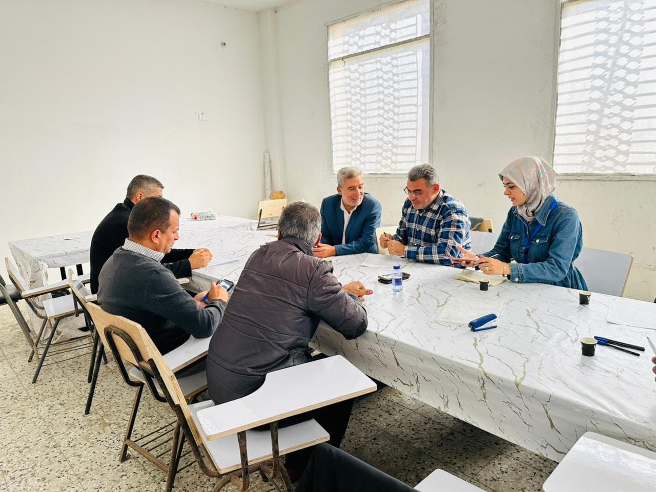 زيارة تفقدية لمؤسسة السنابل إلى المعاهد الأزهرية قبل سير اختبارات الثانوية العامة