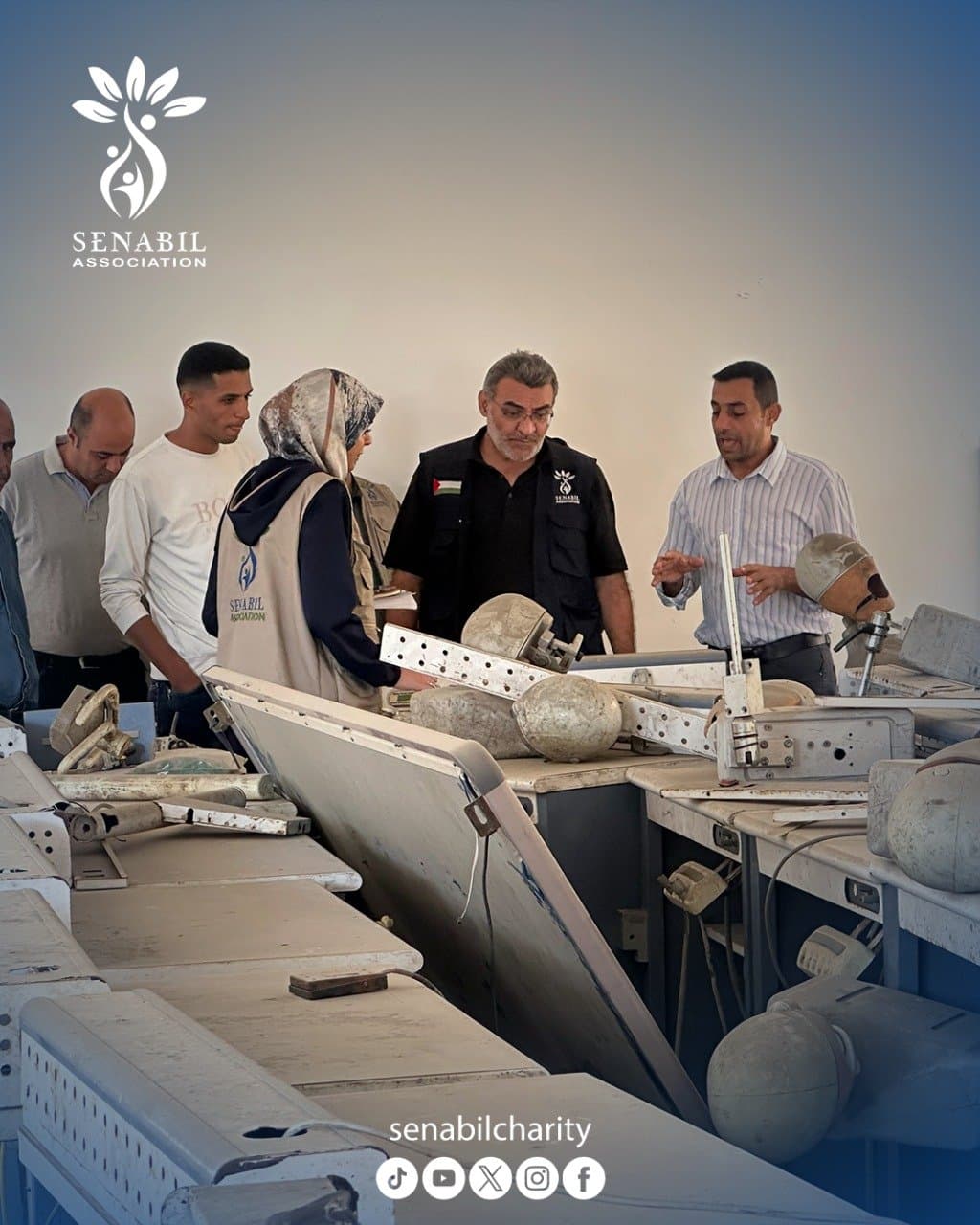 مؤسسة السنابل تزور جامعة الأزهر ضمن مشروع التعافي من آثار العدوان