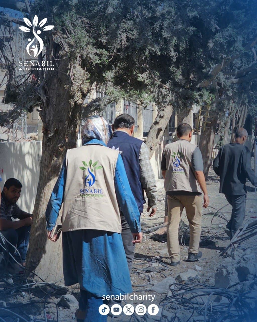 مؤسسة السنابل تواصل جهودها في دعم المتضررين ضمن خطة التعافي في شمال غزة