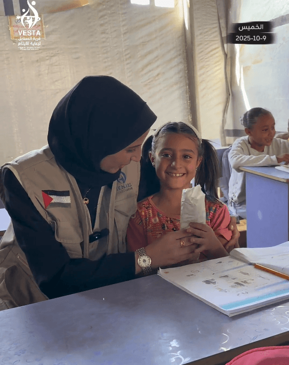 Distribution of Meals and Stationery for 300 Orphaned Students at Senabil Orphans Village