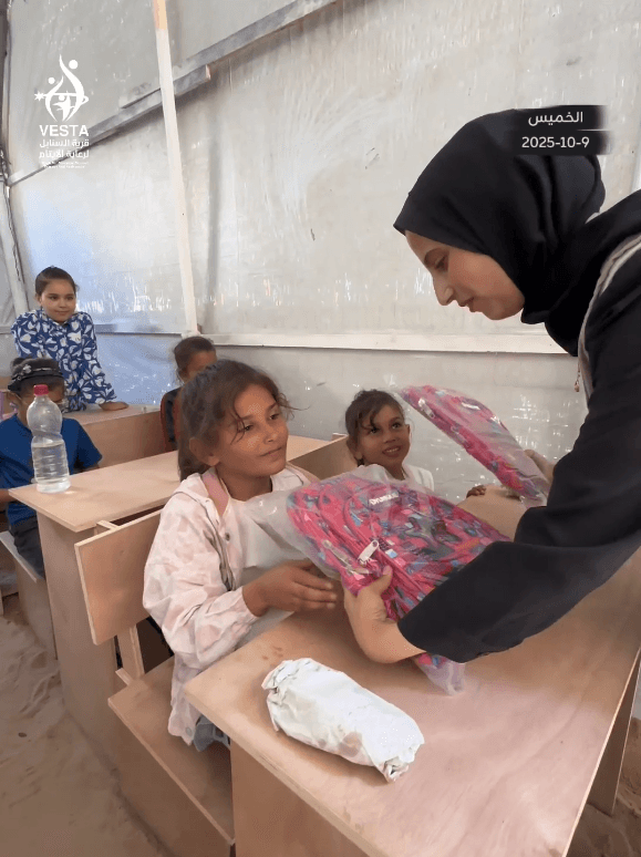 Distribution of Meals and Stationery for 300 Orphaned Students at Senabil Orphans Village