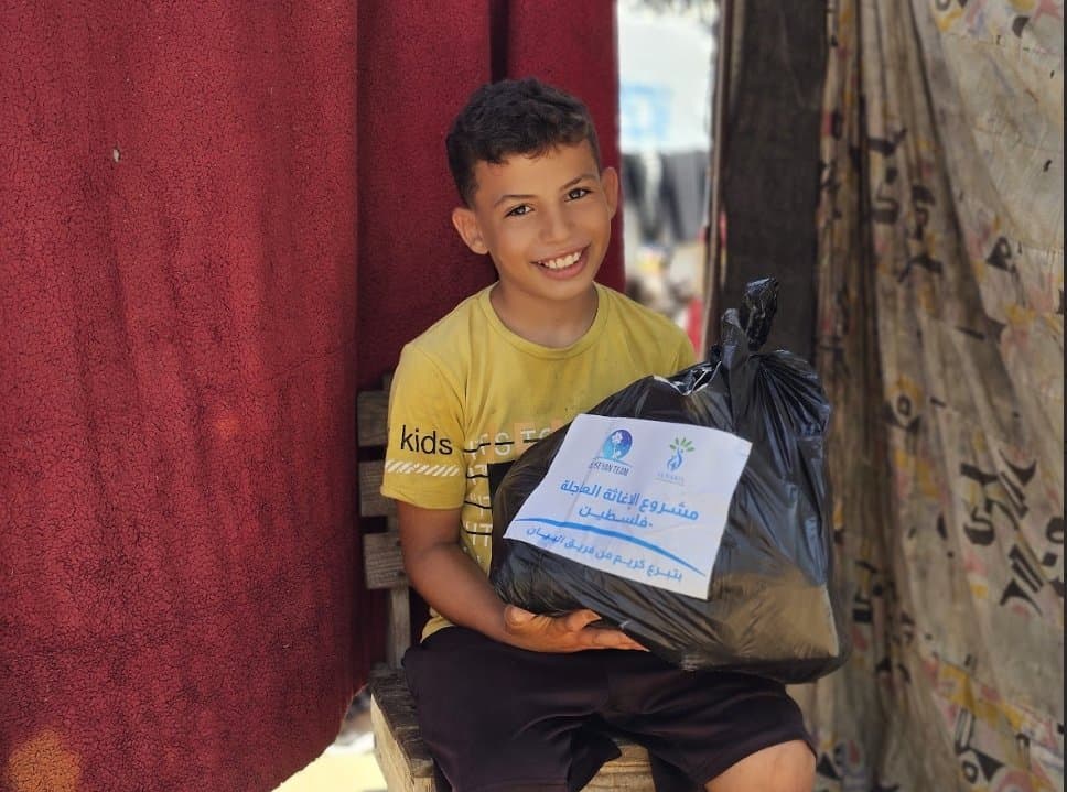 مشروع توزيع طرود غذائية – المنطقة الوسطى