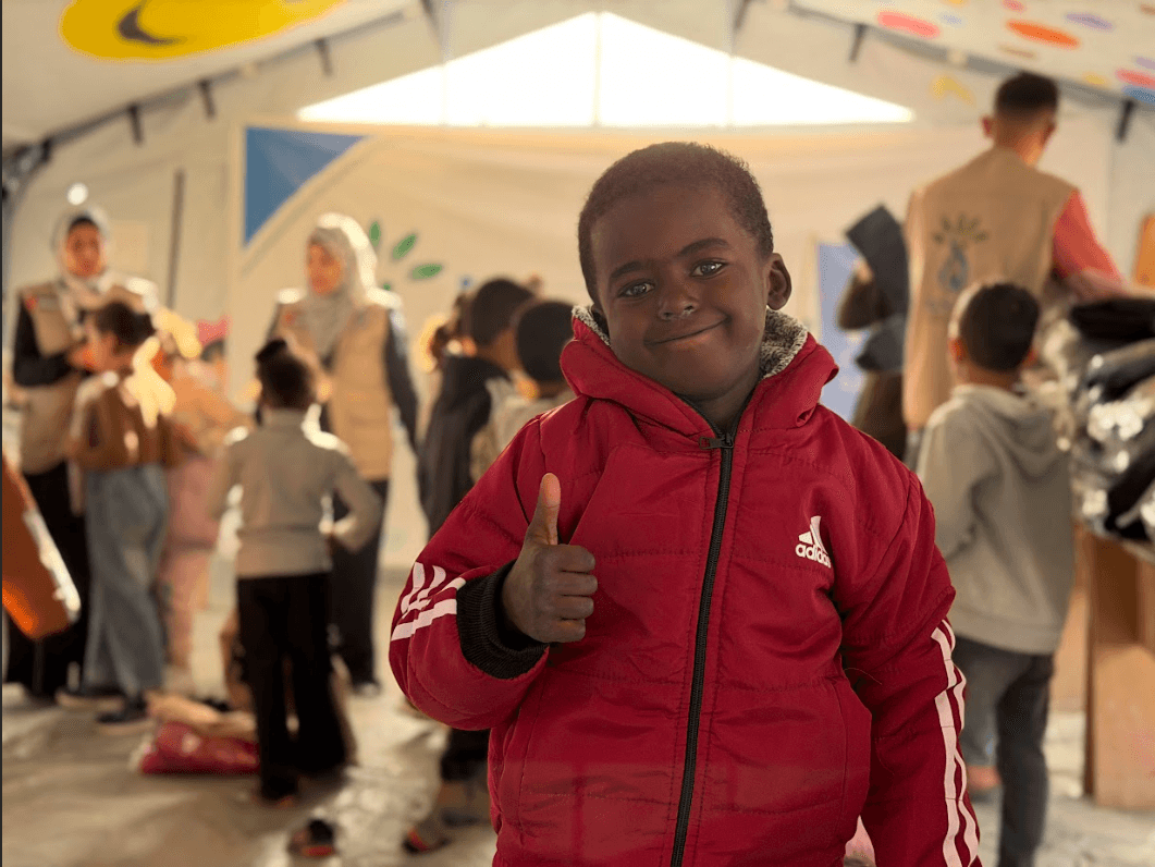 Winter Clothing Distribution for 300 Orphaned Children – “Warmth Tent Project” under the “Gaza Winter… Peace & Warmth” Campaign