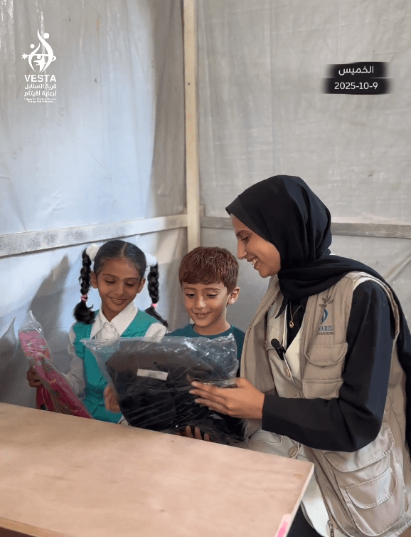 Distribution of Meals and Stationery for 300 Orphaned Students at Senabil Orphans Village