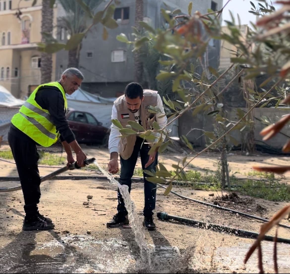 Supply and Installation of a Submersible Pump for a Water Well in Deir Al-Balah to Reduce the Suffering of Displaced Families