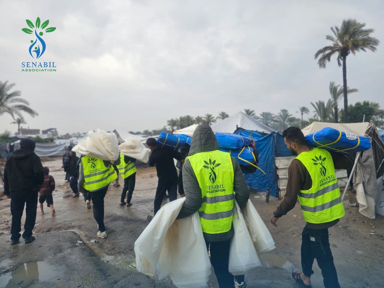 Emergency Relief Response to the Cold Wave in North and South Gaza under the “Gaza Winter… Peace & Warmth” Campaign