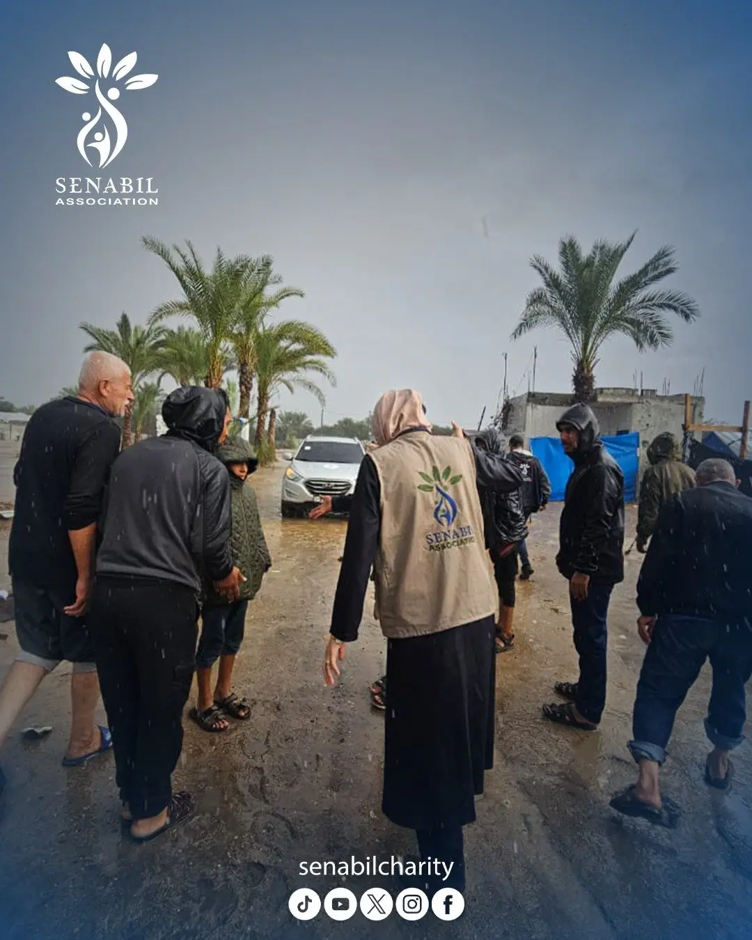 Senabil Foundation conducts a field inspection tour to assess families’ needs during harsh winter conditions