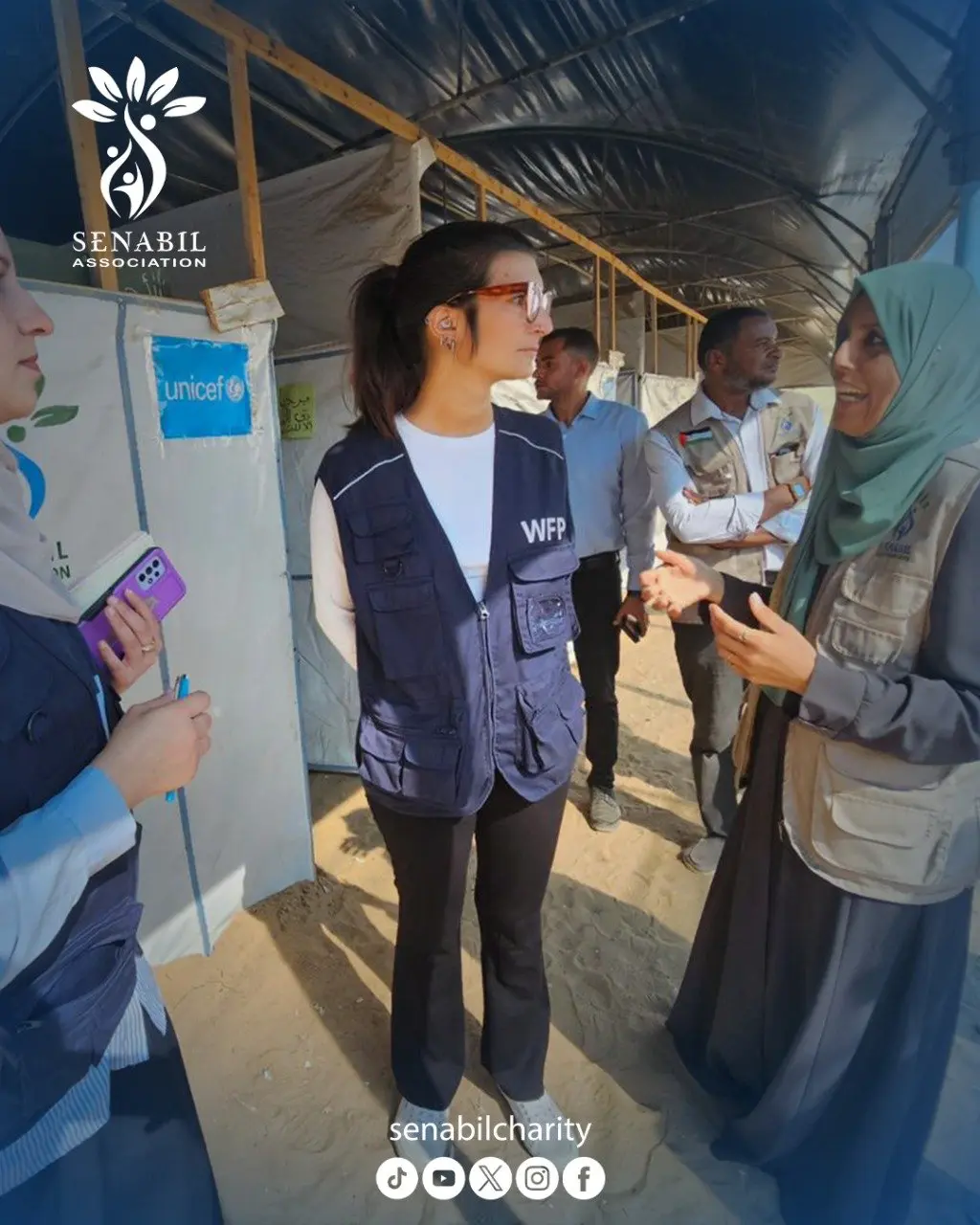 Delegation from WFP and Global Communities Visits Senabil School in Deir Al-Balah to Discuss Prospects of Cooperation