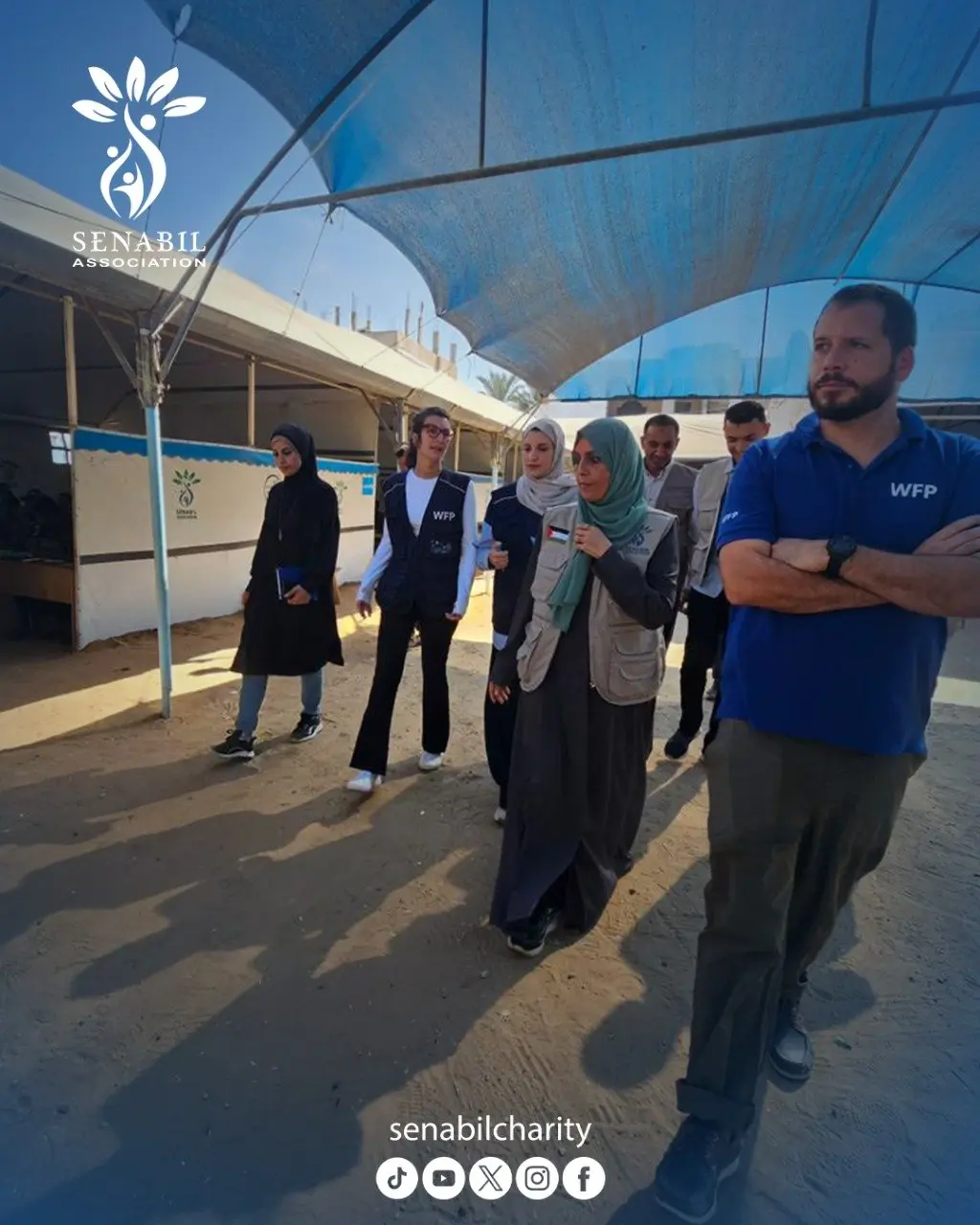 Delegation from WFP and Global Communities Visits Senabil School in Deir Al-Balah to Discuss Prospects of Cooperation