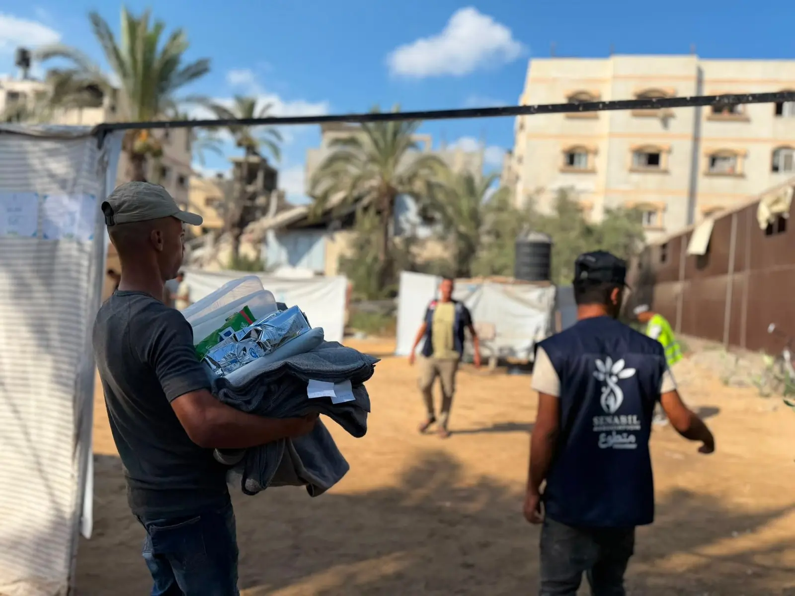 Senabil Association Continues Relief Distribution for Vulnerable Families in the Central Area Funded by UNICEF