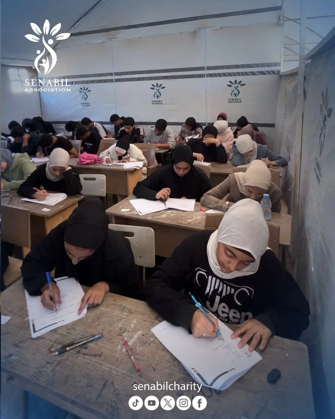 Final Exam of English Level One Held Through Partnership Between Senabil Foundation, Ibn Khaldoun College, and the Indonesian University