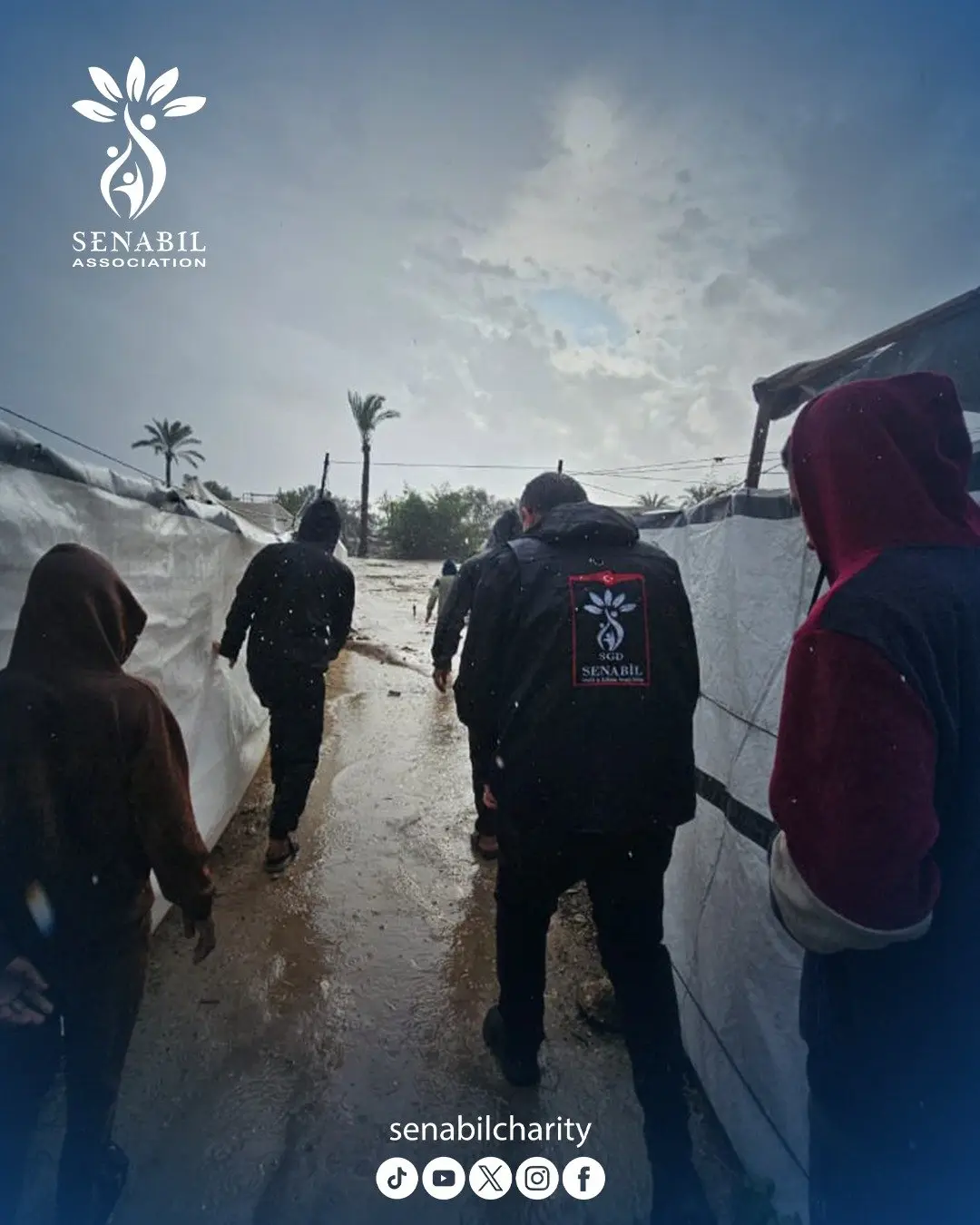 Senabil Foundation conducts a field inspection tour to assess families’ needs during harsh winter conditions