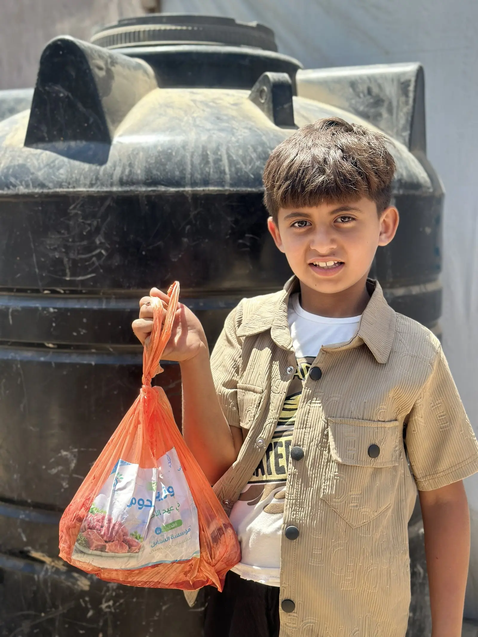 Senabil Distributes Eid Meat to Families in Gaza