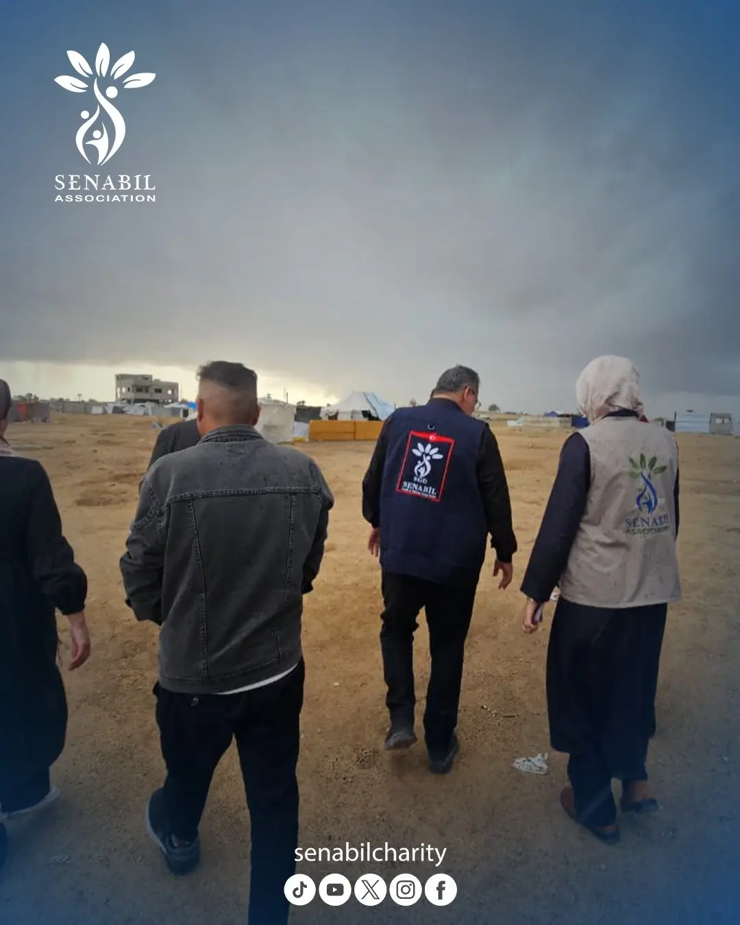 Senabil Foundation conducts a field inspection tour to assess families’ needs during harsh winter conditions