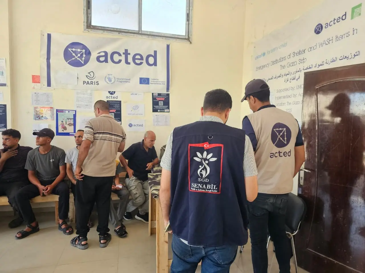 In Partnership with ACTED, Senabil Association for Youth and Development Distributes Tents to Families in Marginalized Areas of Deir al-Balah and Al-Bureij