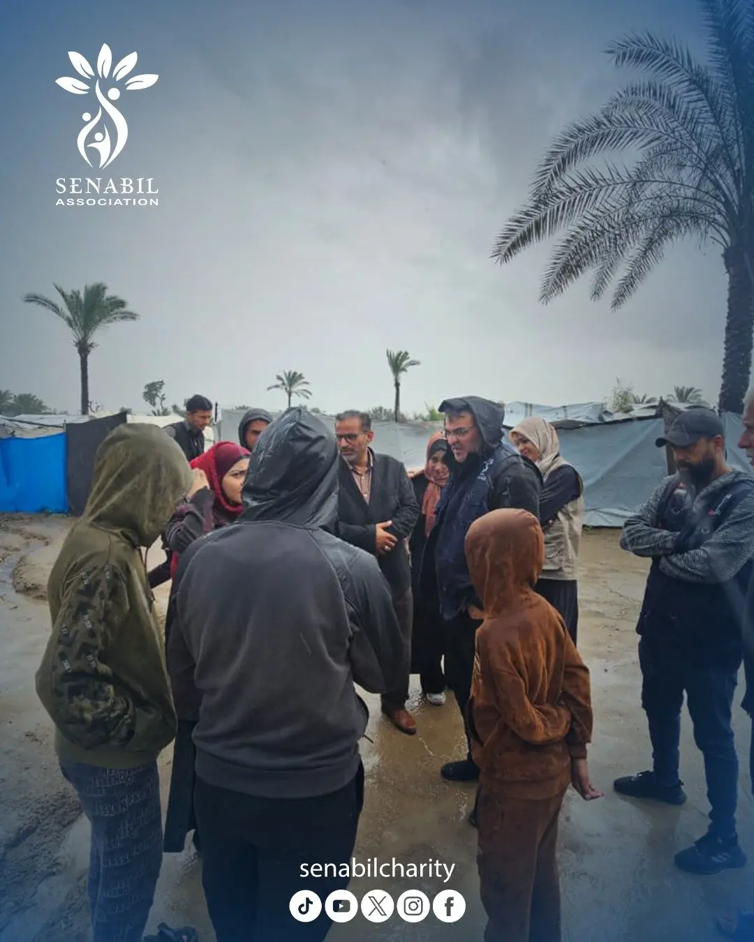 Senabil Foundation conducts a field inspection tour to assess families’ needs during harsh winter conditions
