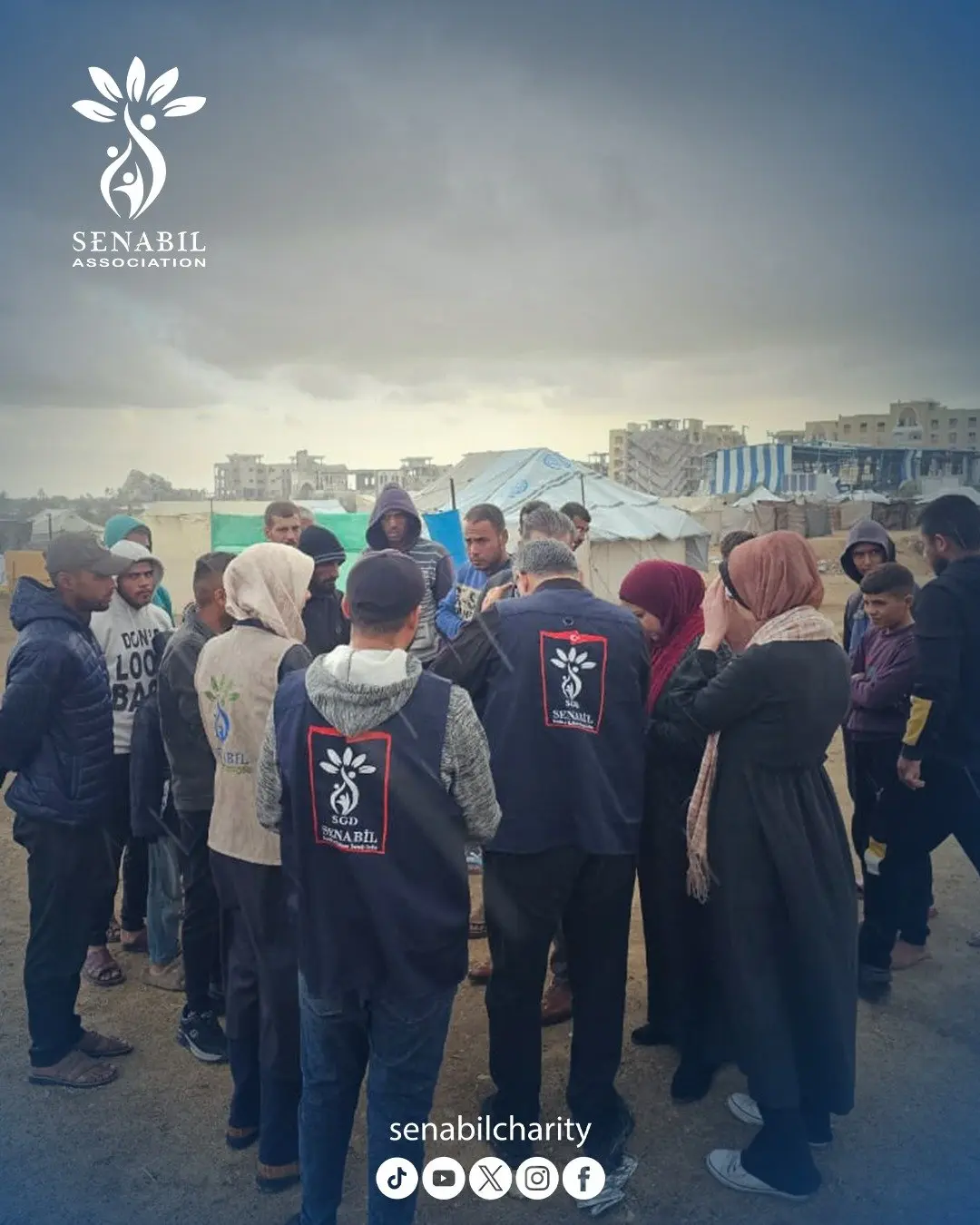 Senabil Foundation conducts a field inspection tour to assess families’ needs during harsh winter conditions