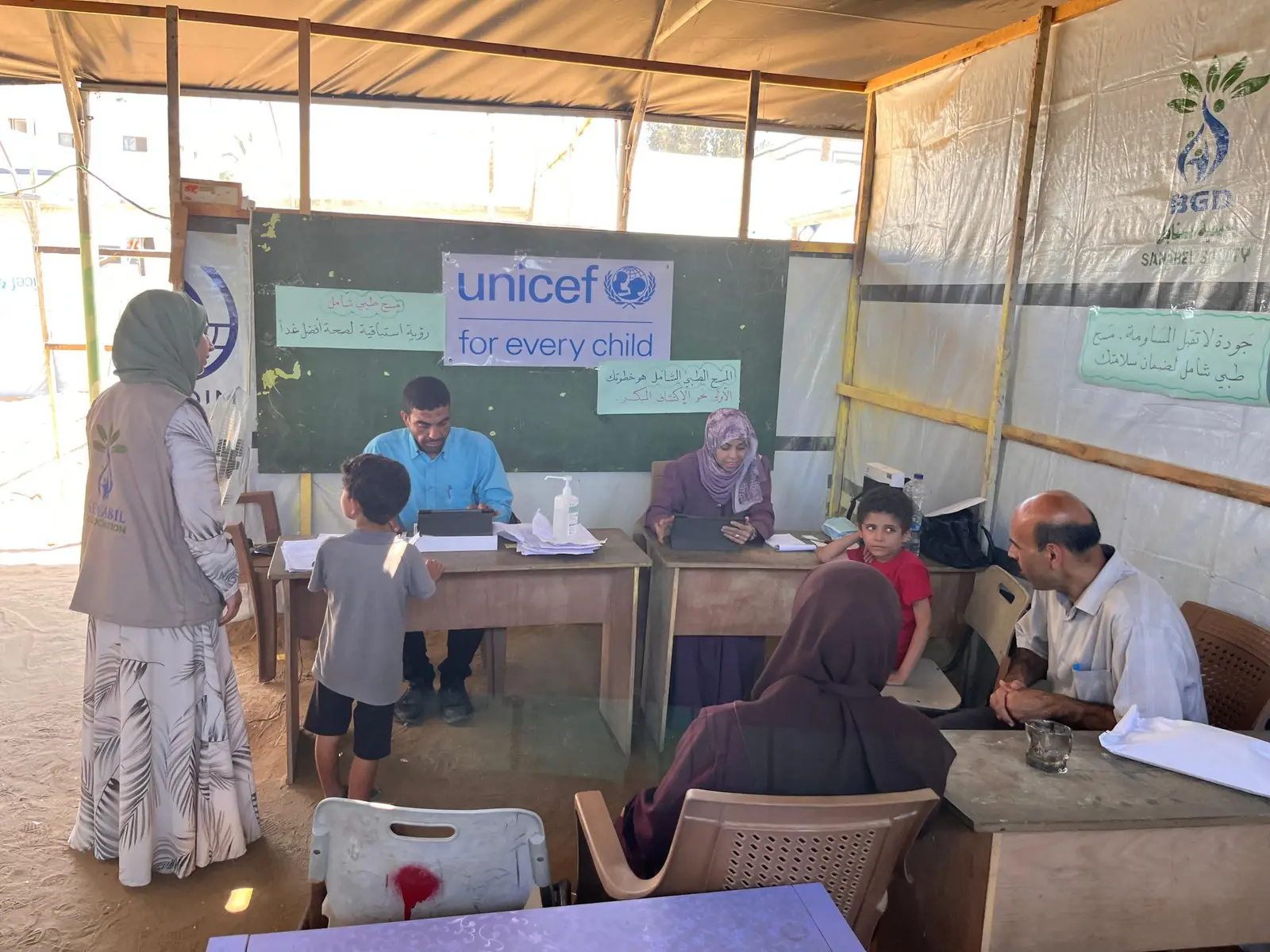 Medical Screening for Al-Sanabel Schools Students