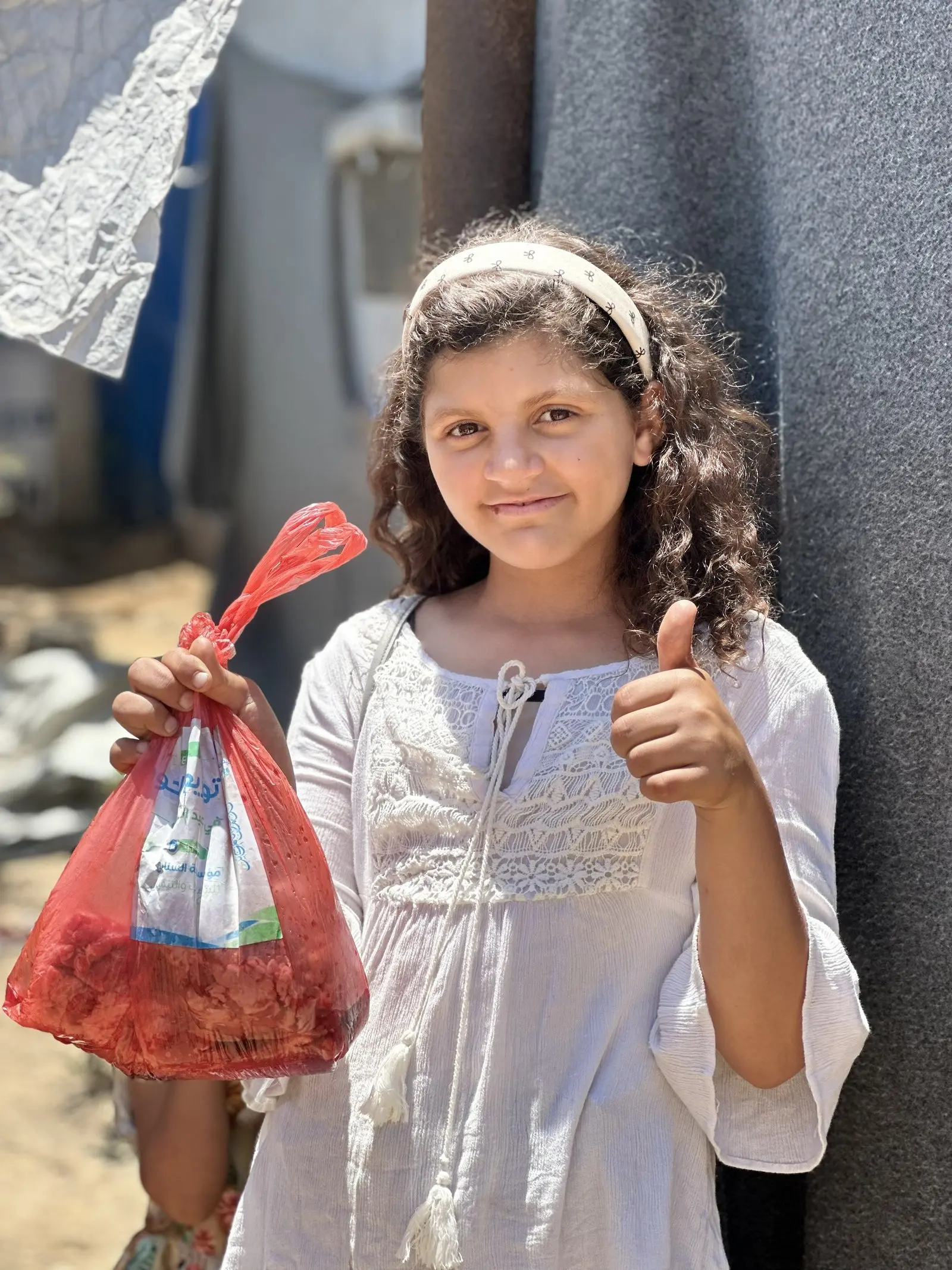 Senabil Distributes Eid Meat to Families in Gaza