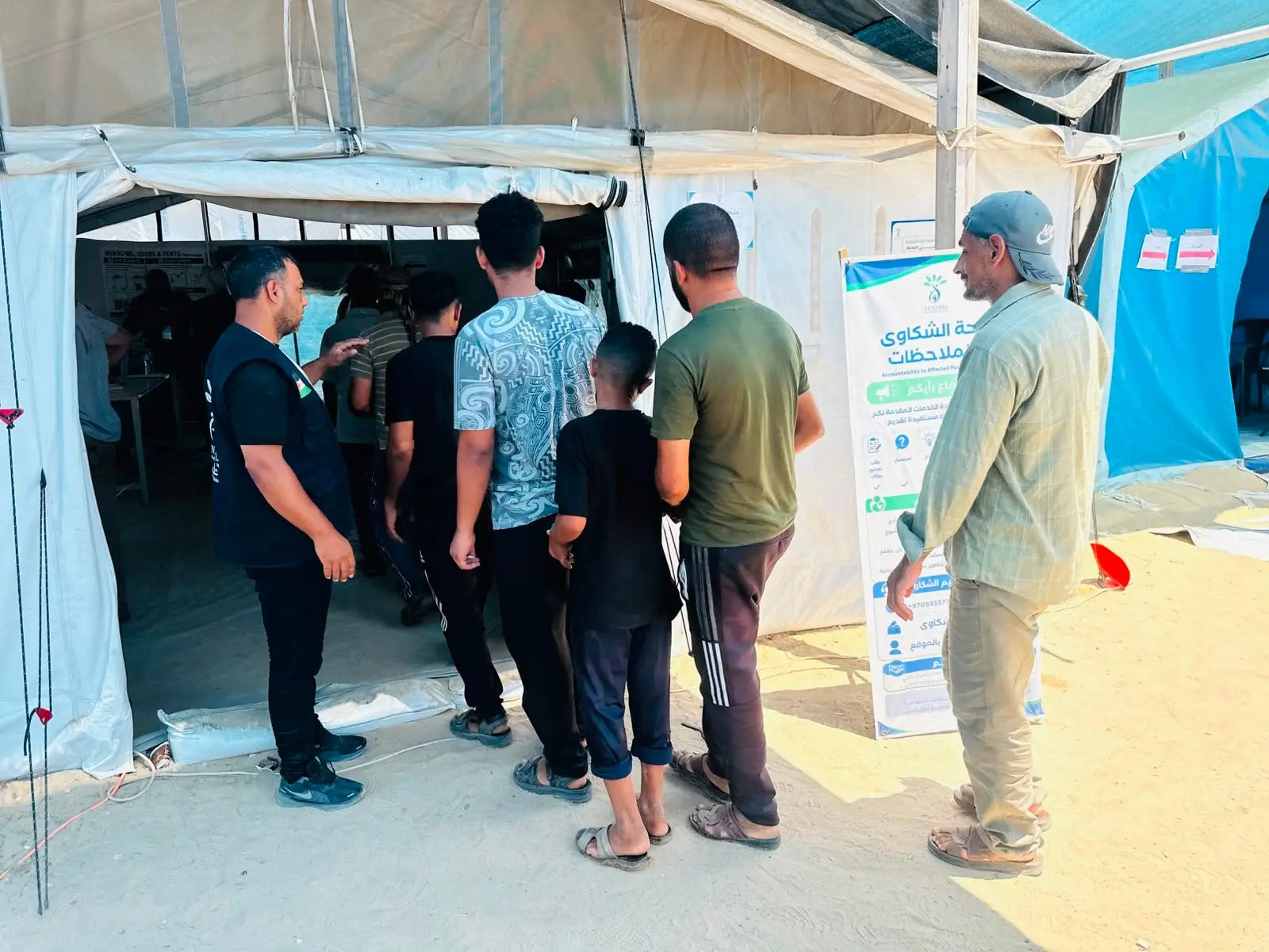 Funded by UNICEF, Senabil Association for Youth and Development Continues Implementing the Shelter Assistance Distribution Project in Khan Younis