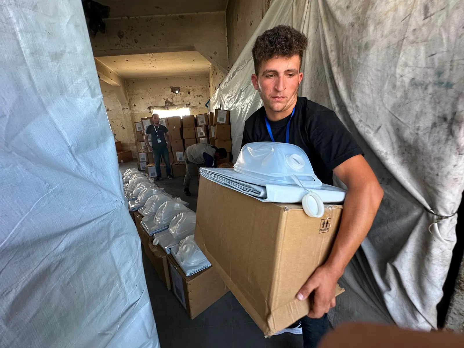 UNICEF and Senabil Delegation Visits Marginalized Areas in Eastern Gaza to Oversee Shelter Assistance Distribution