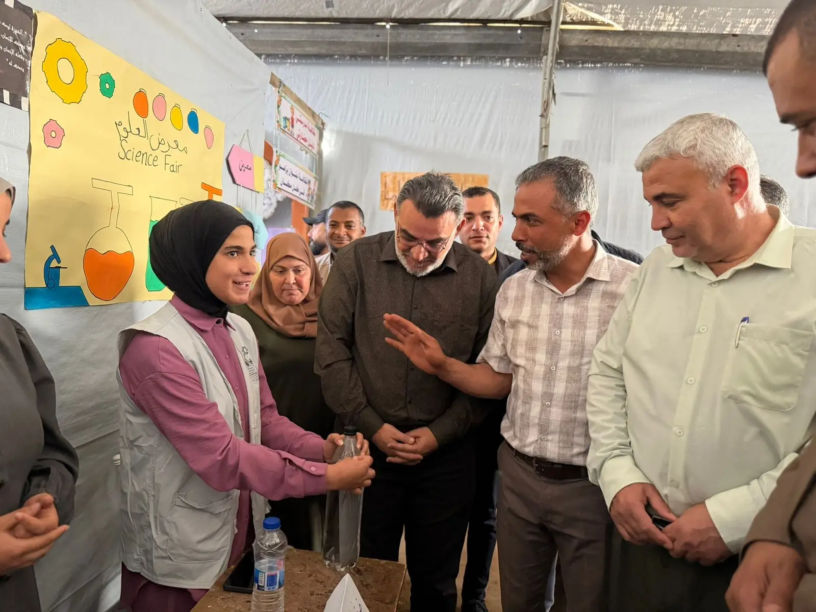 Opening of the Science Fair at Senabil School Under the Patronage of the Ministry of Education and UNICEF
