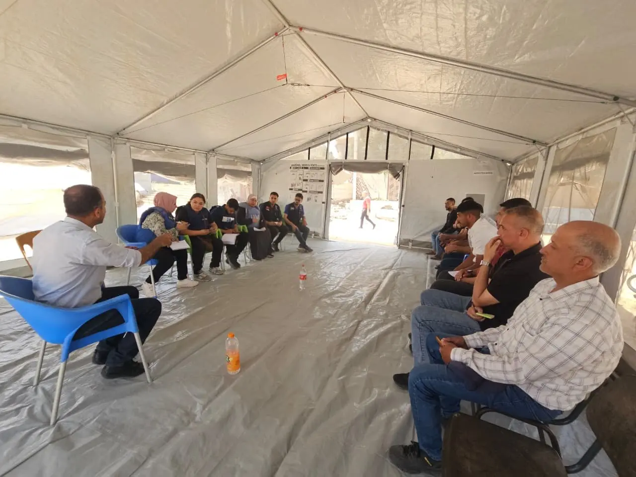 UN Delegation and Senabil Team Visit “Yellow Line” Camps in Al-Maghazi to Assess Humanitarian Needs
