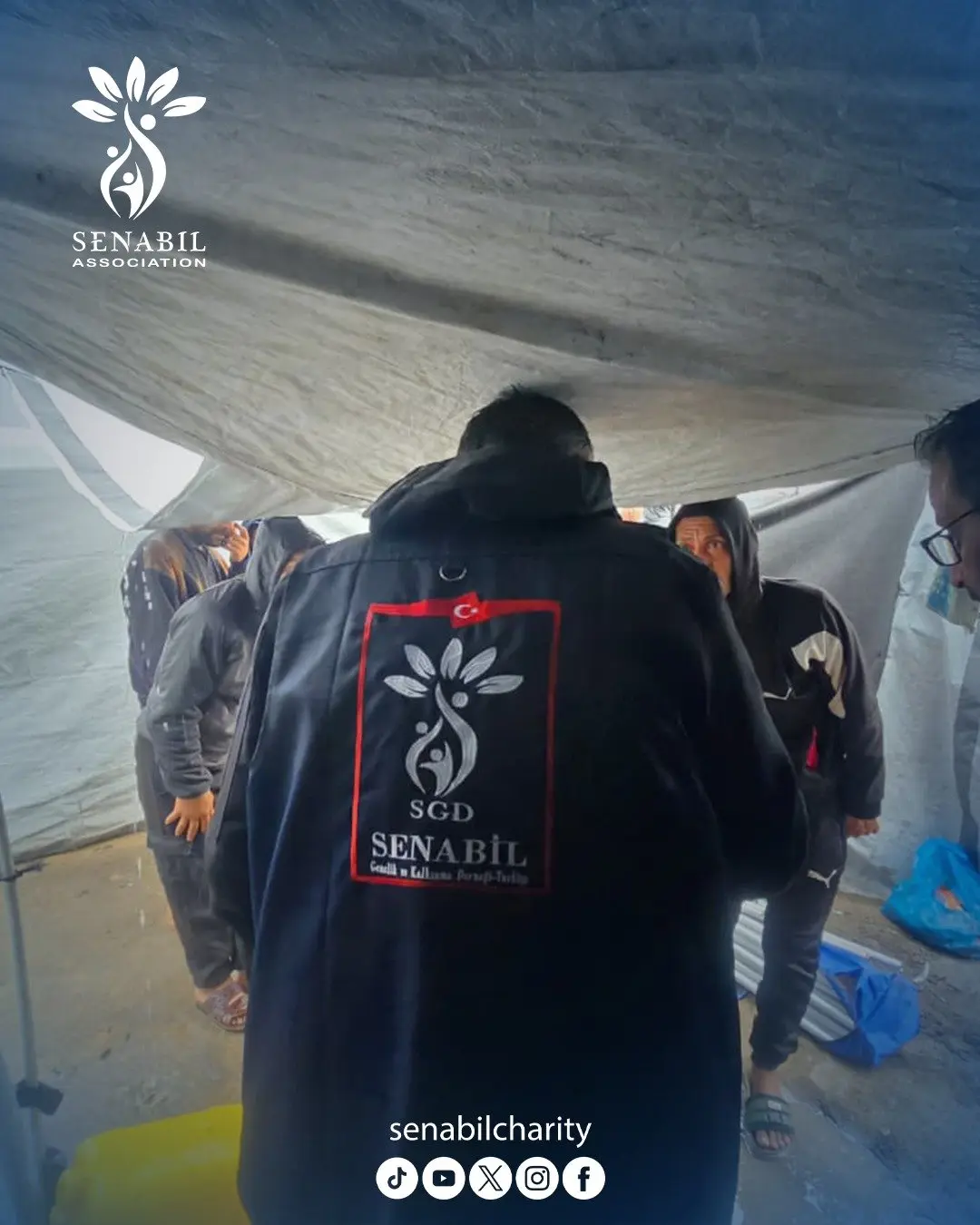 Senabil Foundation conducts a field inspection tour to assess families’ needs during harsh winter conditions