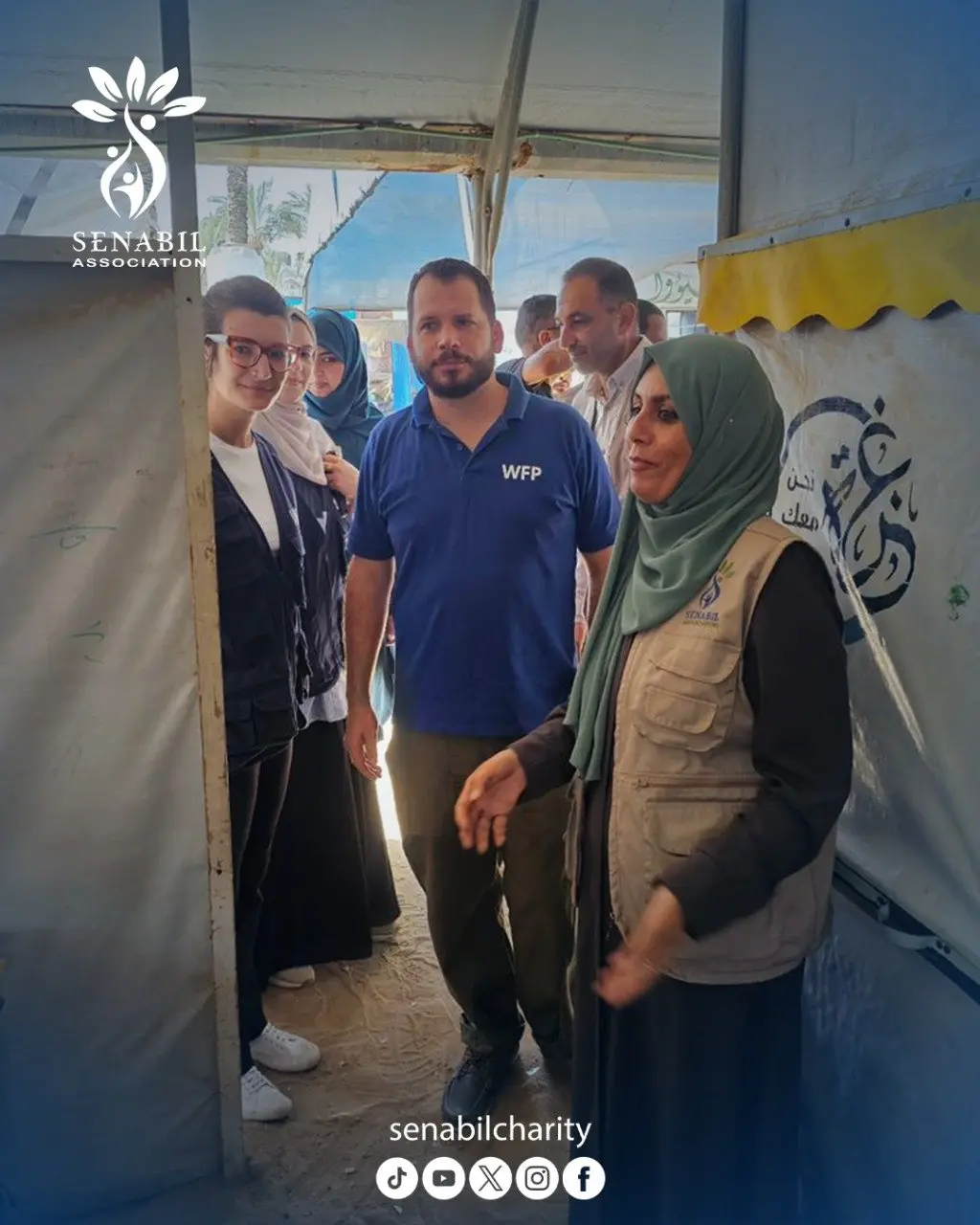 Delegation from WFP and Global Communities Visits Senabil School in Deir Al-Balah to Discuss Prospects of Cooperation
