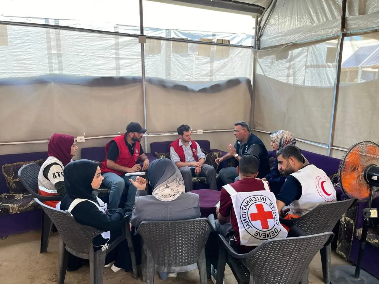 ICRC delegation visits Sanabel Youth & Development Foundation to explore avenues for cooperation