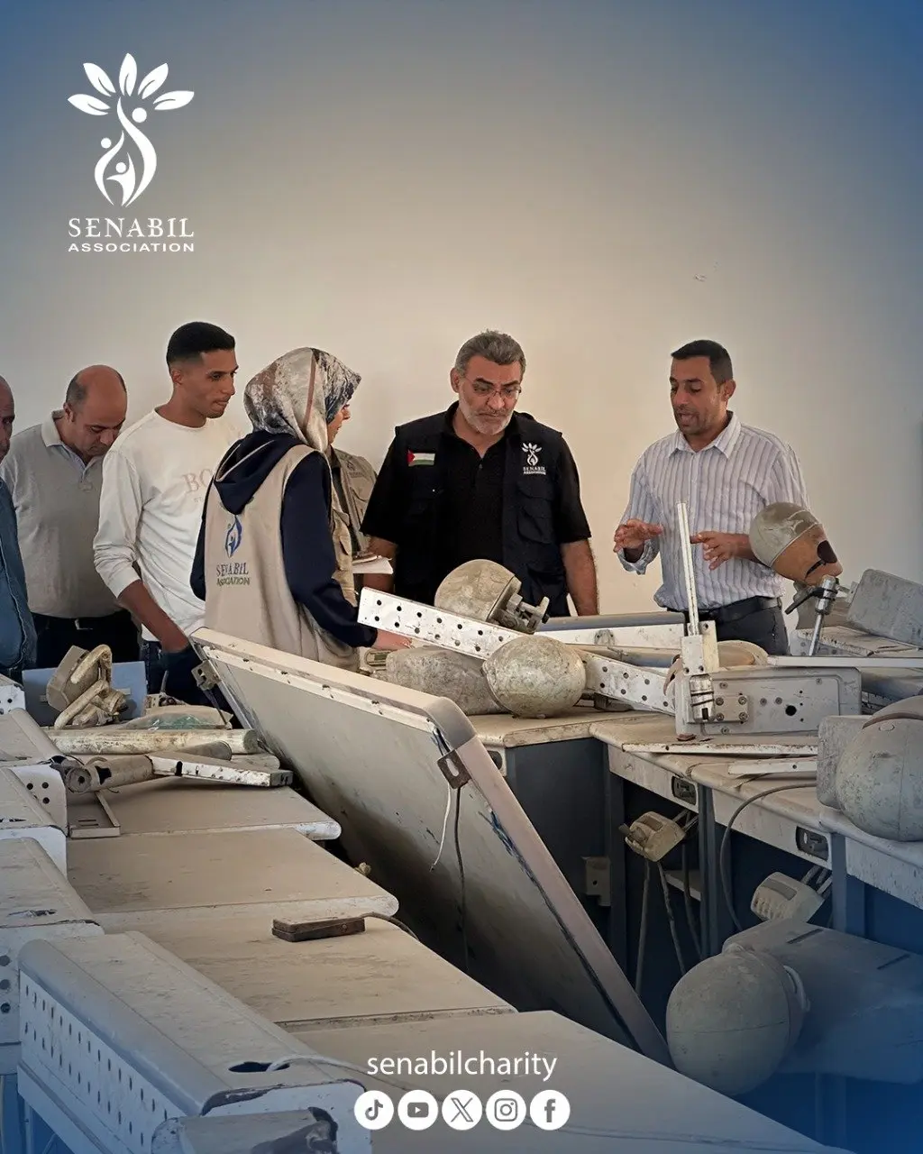 Senabil Foundation Visits Al-Azhar University as Part of the Recovery Project from the Aftermath of the Aggression