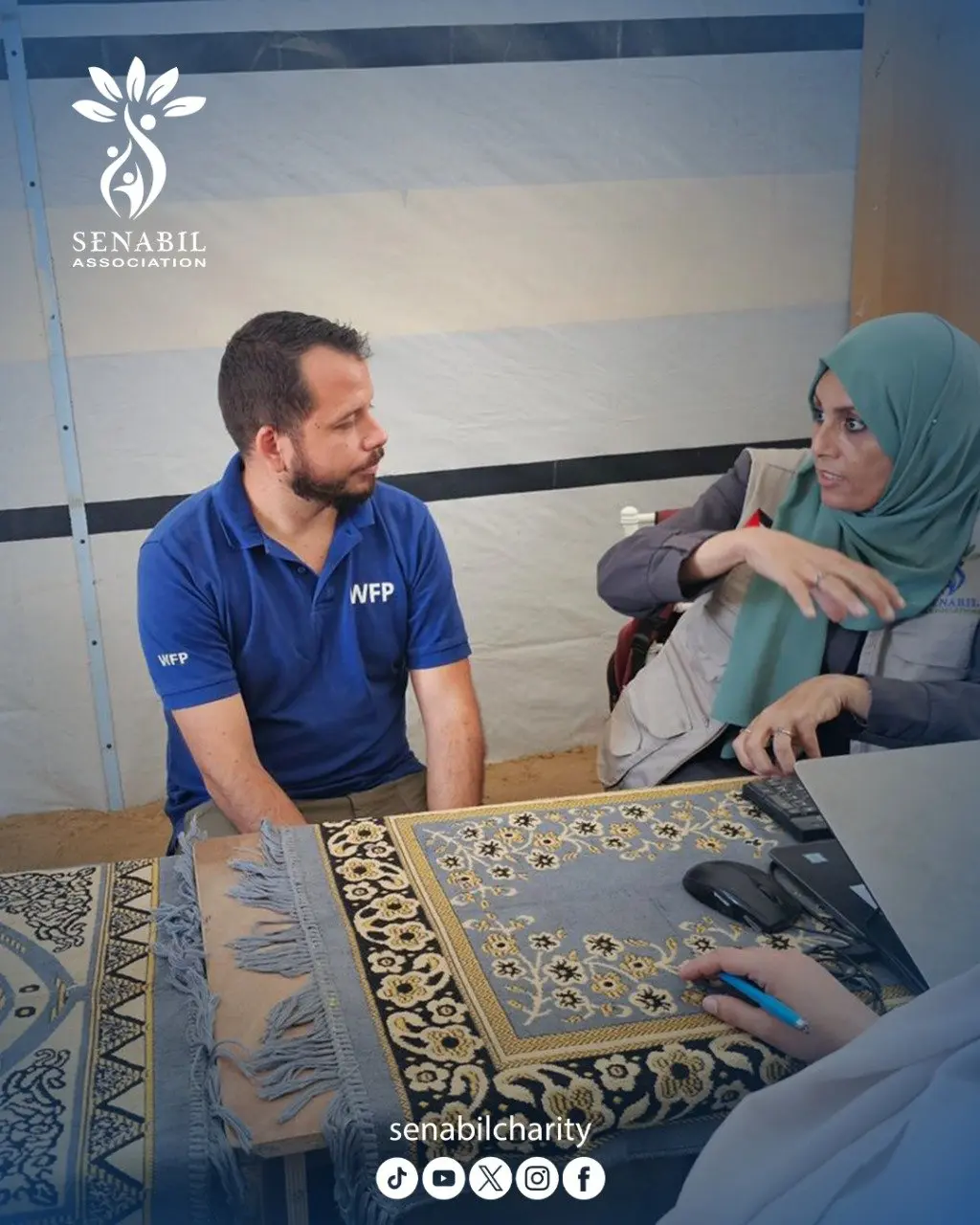 Delegation from WFP and Global Communities Visits Senabil School in Deir Al-Balah to Discuss Prospects of Cooperation