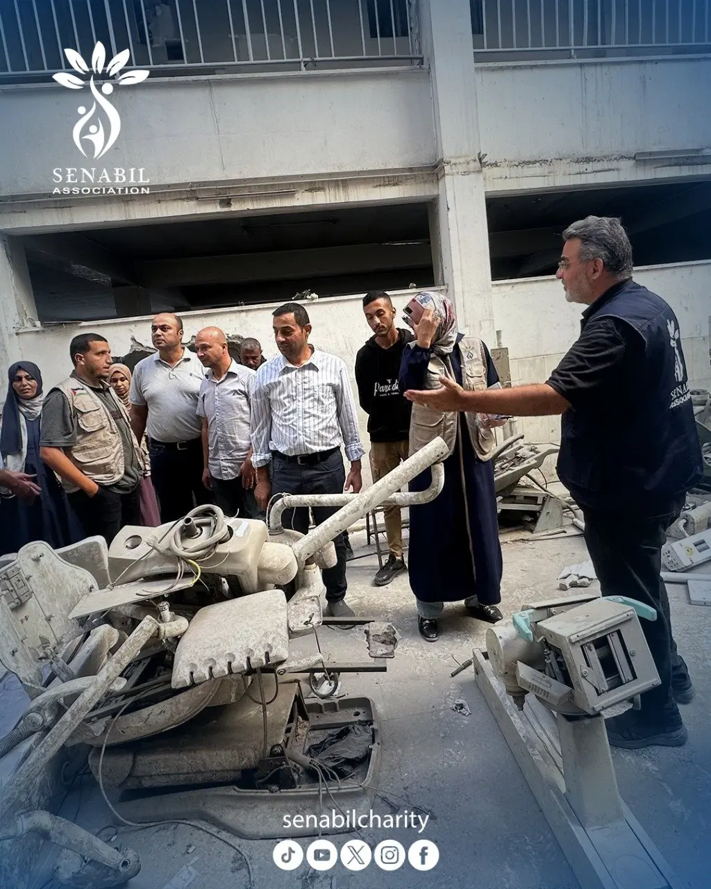 Senabil Foundation Visits Al-Azhar University as Part of the Recovery Project from the Aftermath of the Aggression