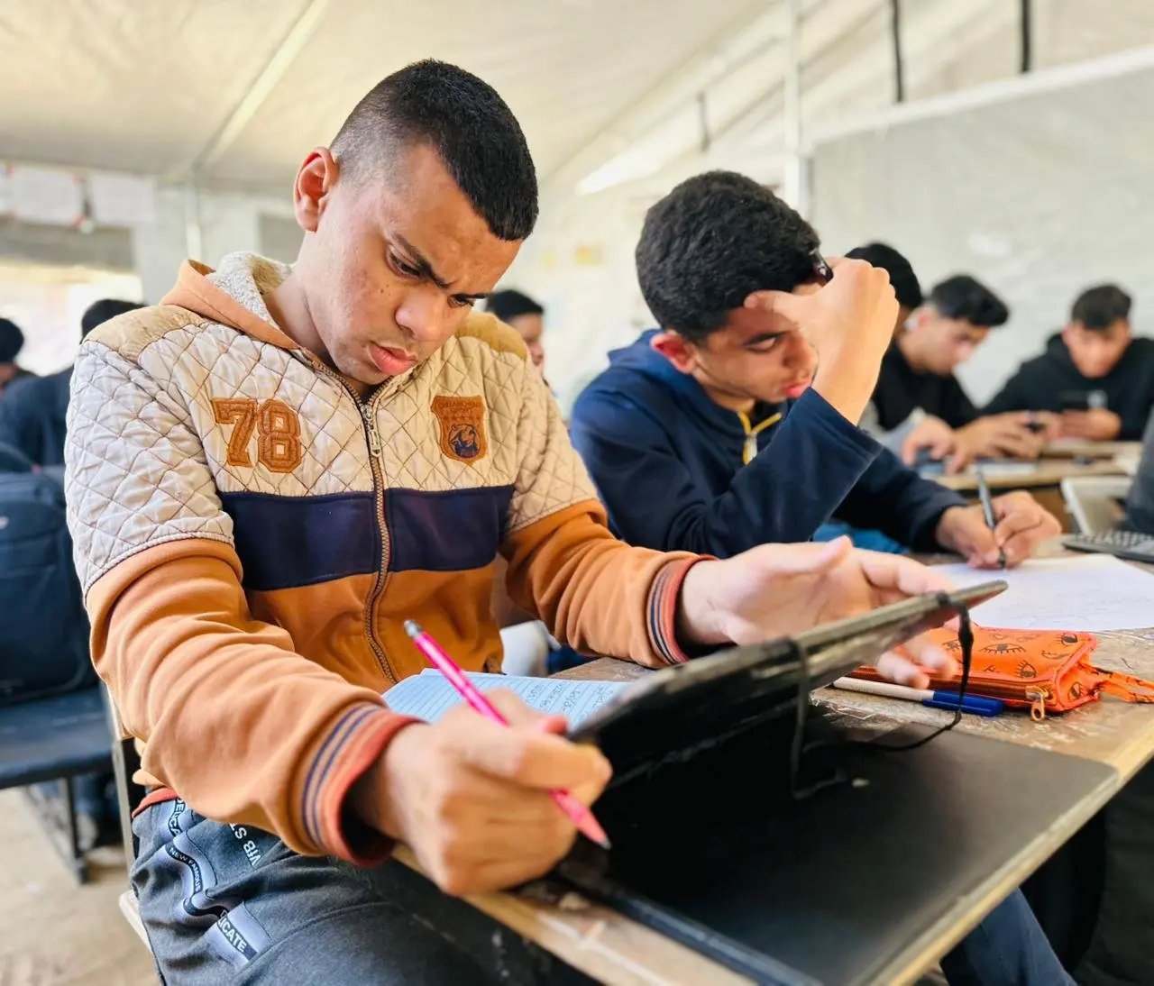 Senabil Schools Concludes Electronic Mock Exams for Tawjihi Students