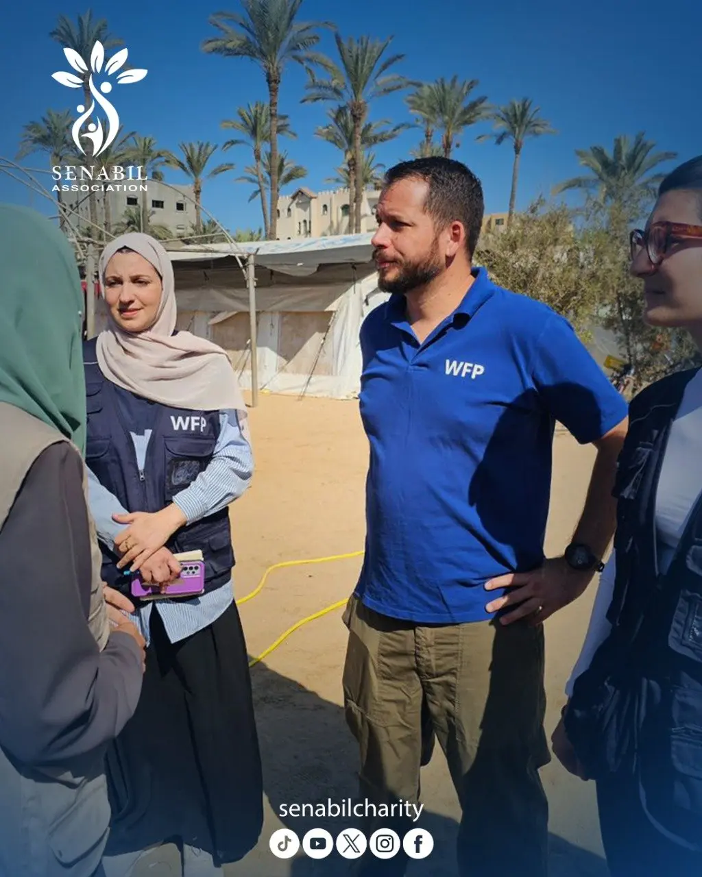 Delegation from WFP and Global Communities Visits Senabil School in Deir Al-Balah to Discuss Prospects of Cooperation