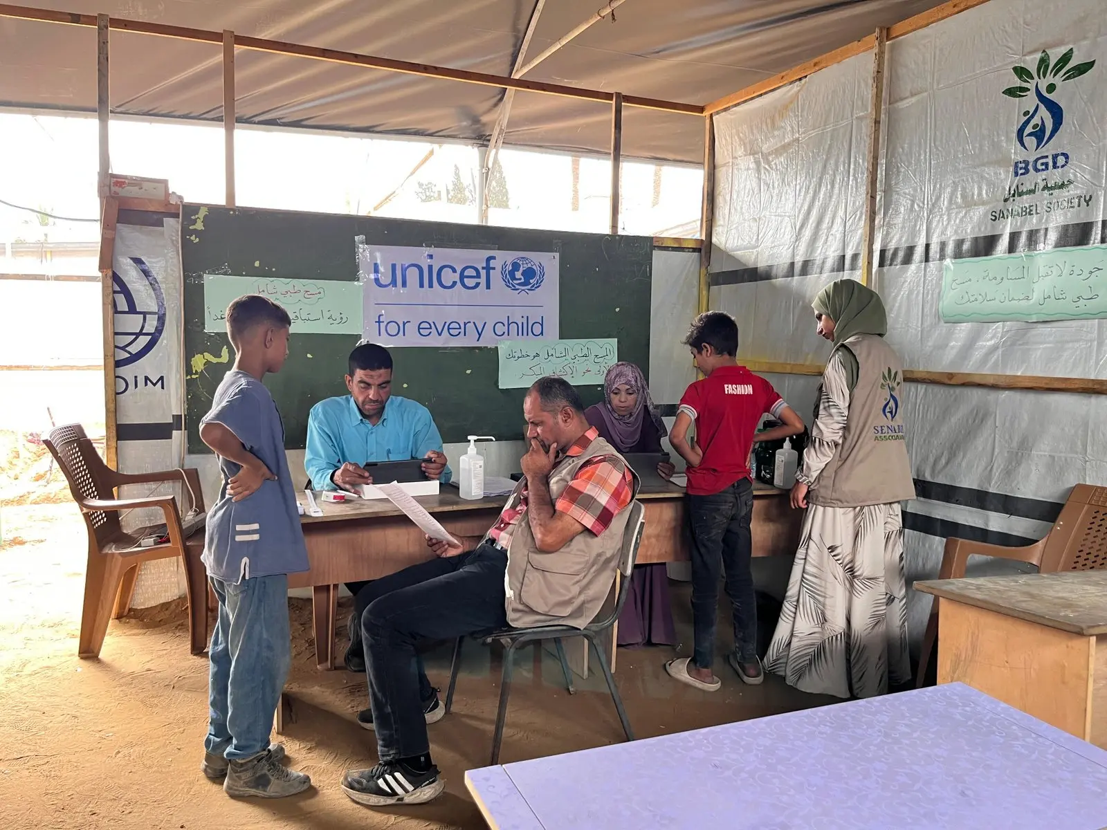 Medical Screening for Al-Sanabel Schools Students