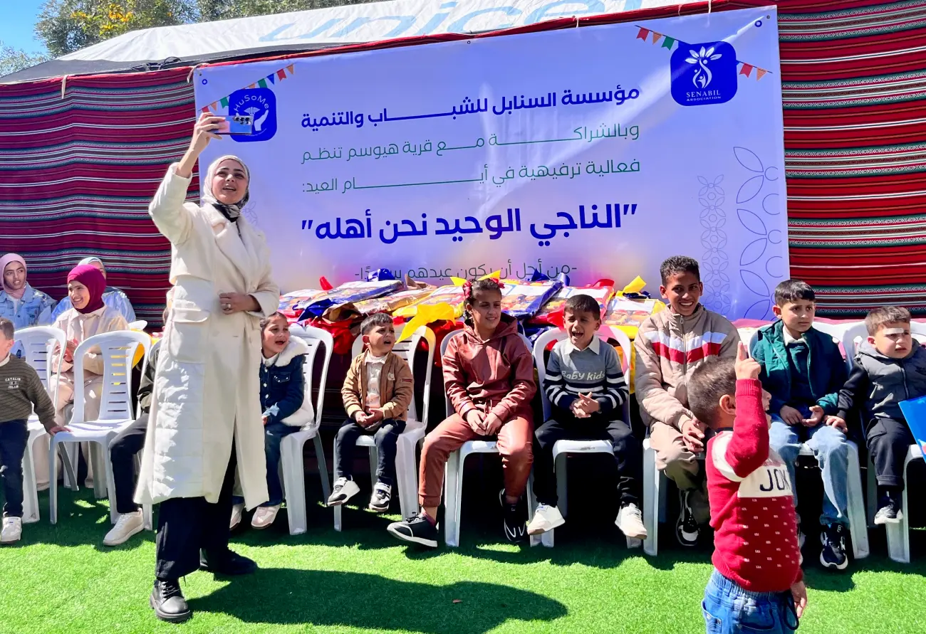مشروع الدعم النفسي والترفيهي للأطفال الناجين الوحيدين خلال أيام عيد الفطر