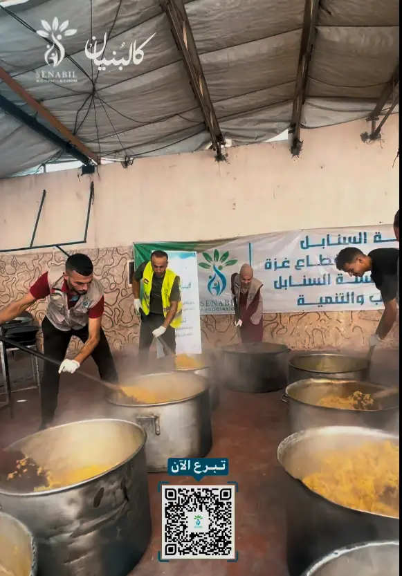 Continuation of the Kalbunyan Campaign through Operating Community Kitchens and Distributing Meals to Displaced Families in Displacement Camps