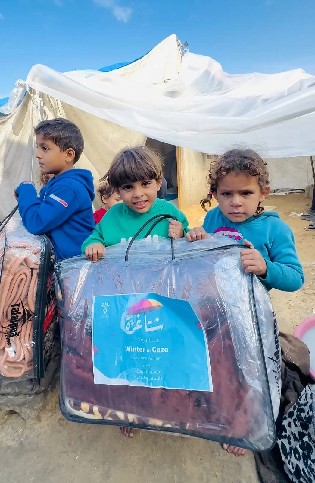 Emergency Relief Response to the Cold Wave in North and South Gaza under the “Gaza Winter… Peace & Warmth” Campaign