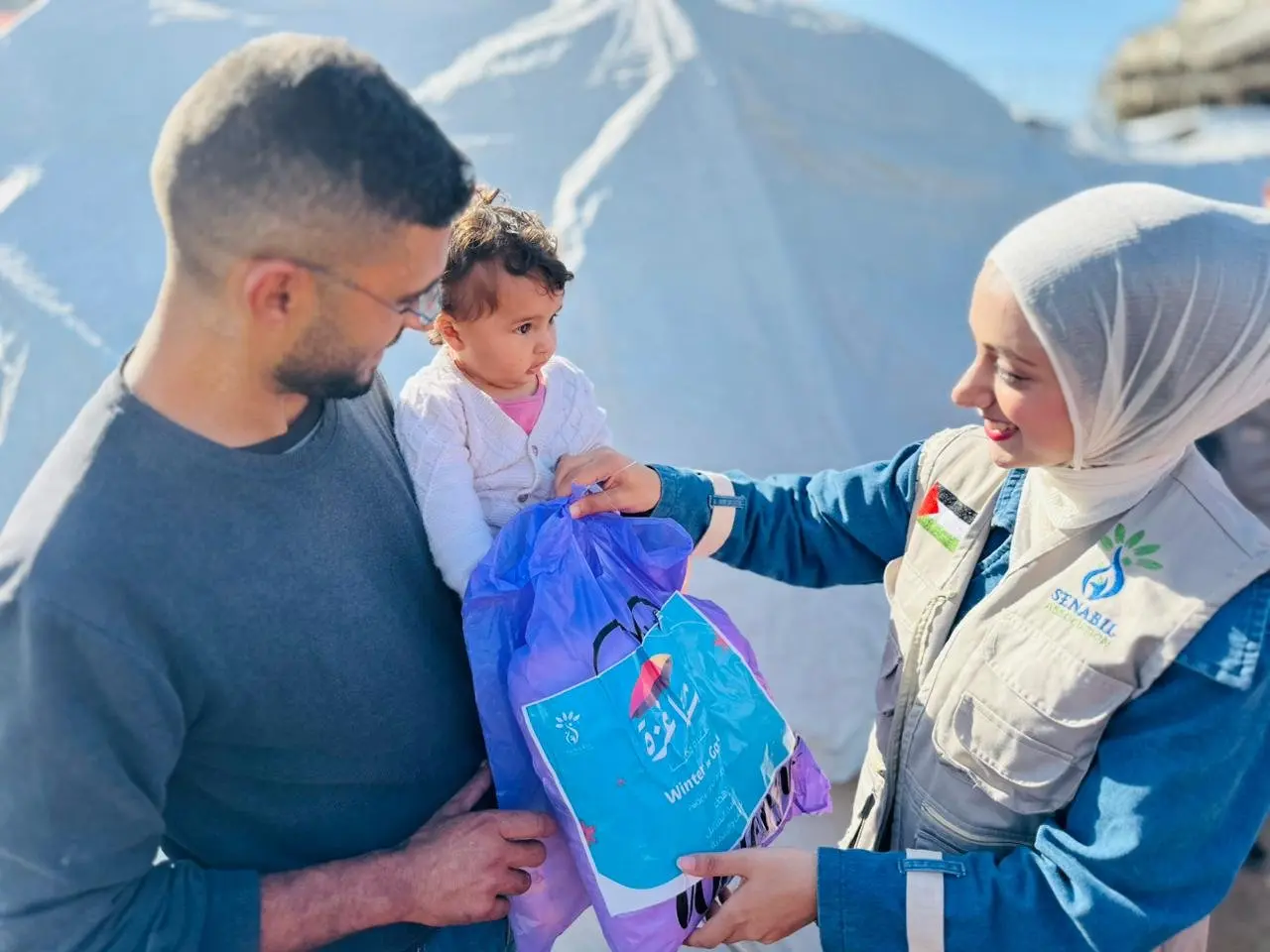 Distribution of Winter Clothing Kits for Infants under the “Gaza Winter… Peace & Warmth” Campaign